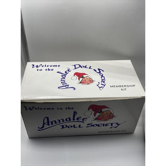 Annalee Doll Society 7” Tea Time Logo Kid 1997-1998 Doll Membership Pin New - Picture 11 of 12